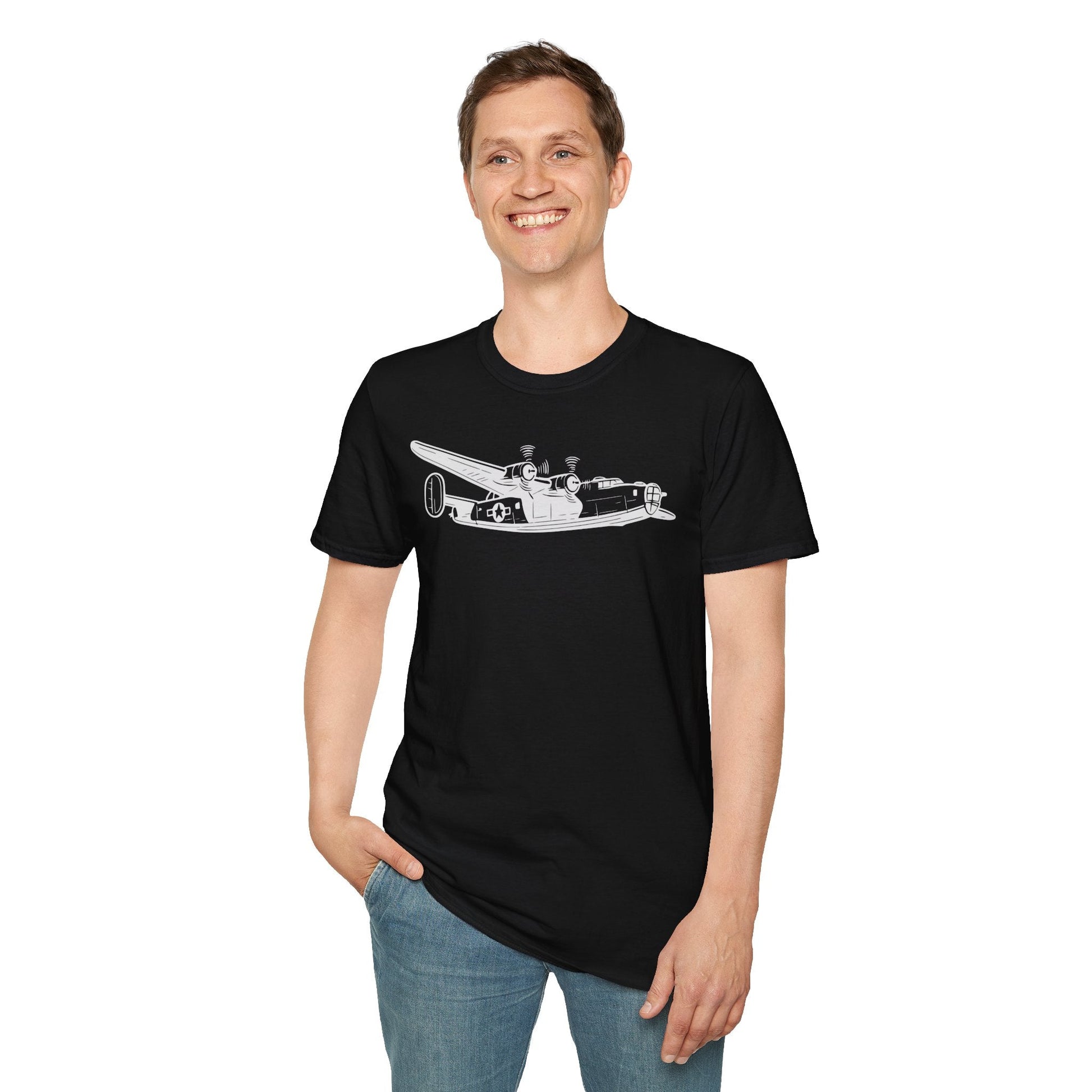 B-24 Premium T-Shirt – Consolidated Liberator WWII Bomber Tee - Pilot gifts - warbird t-shirt