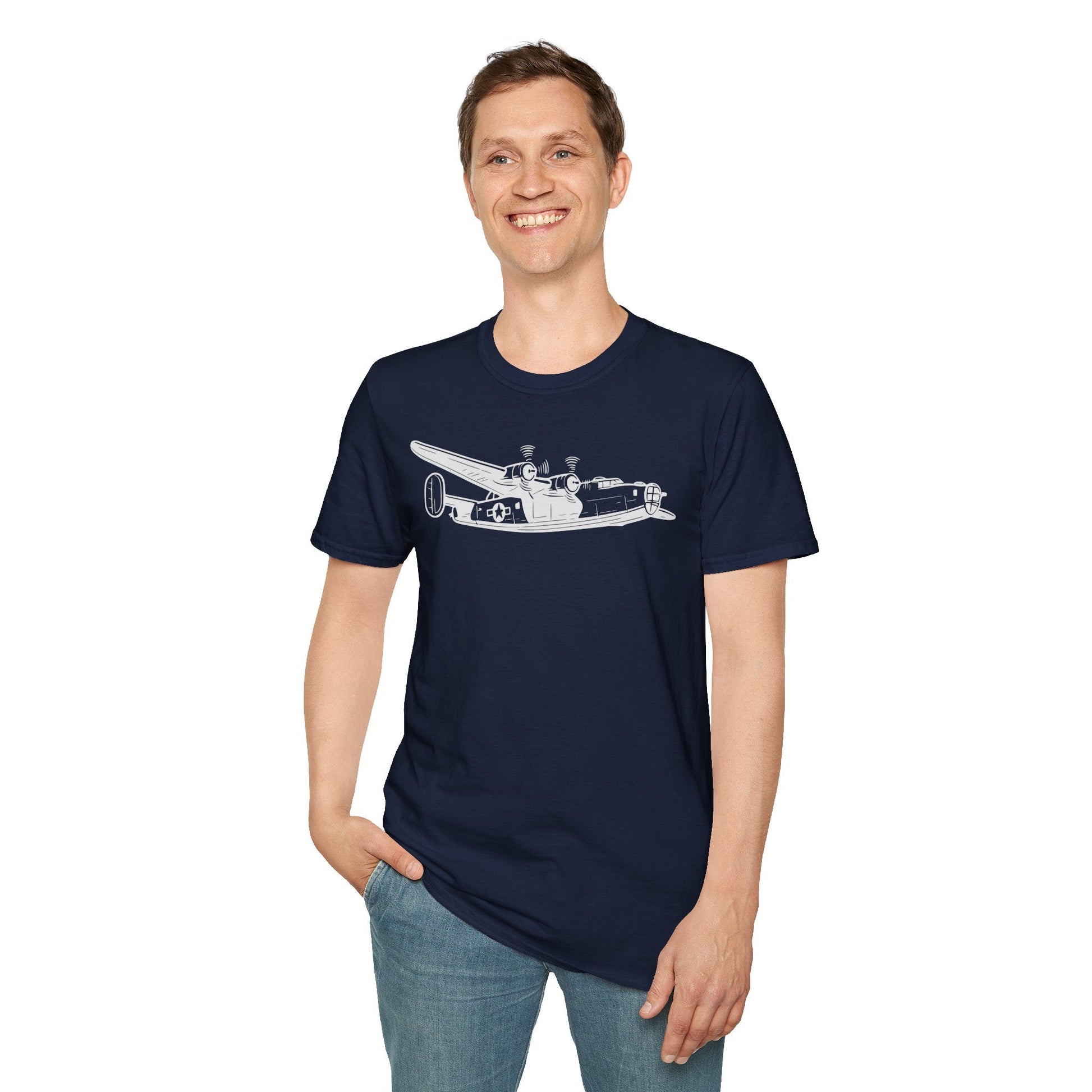B-24 Premium T-Shirt – Consolidated Liberator WWII Bomber Tee - Pilot gifts - warbird t-shirt