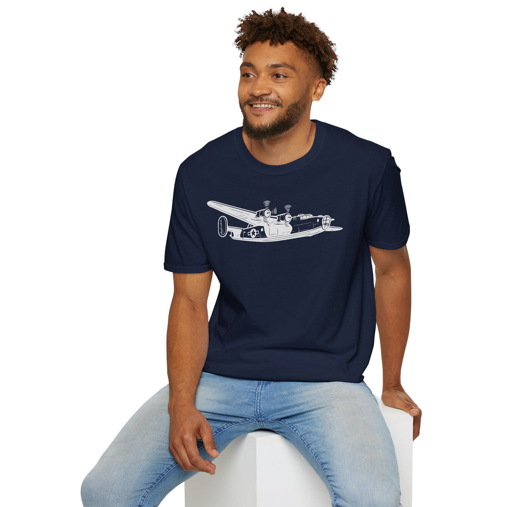 B-24 Premium T-Shirt – Consolidated Liberator WWII Bomber Tee - Pilot gifts - warbird t-shirt