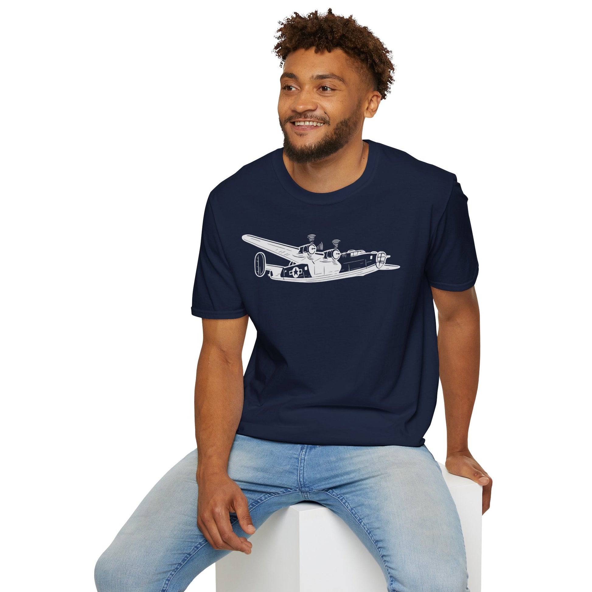 B-24 Premium T-Shirt – Consolidated Liberator WWII Bomber Tee - Pilot gifts - warbird t-shirt