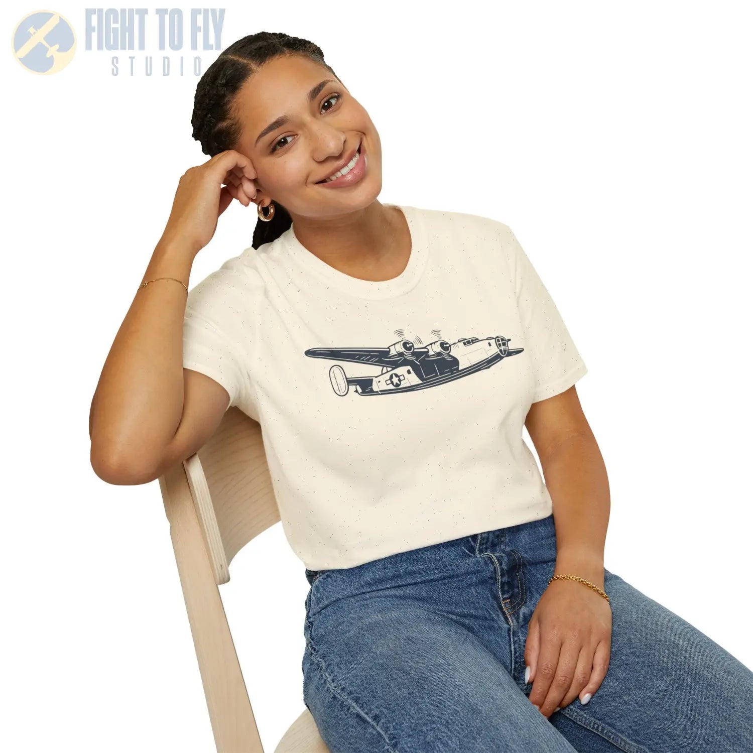 Consolidated B-24 Liberator Premium T-Shirt - Pilot gifts - WWII warbird t-shirt