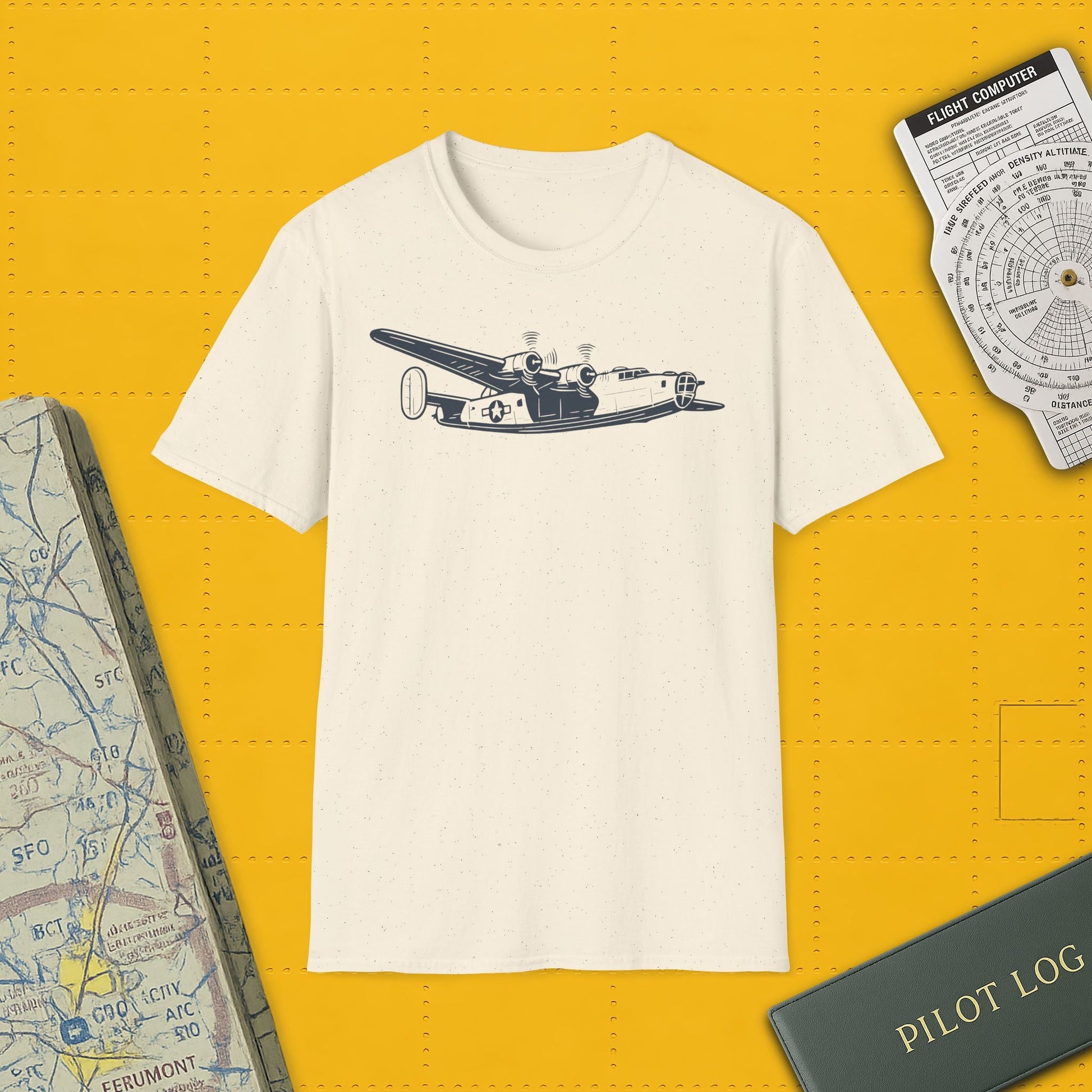 B-24 Premium T-Shirt – Consolidated Liberator WWII Bomber Tee - Pilot gifts - warbird t-shirt