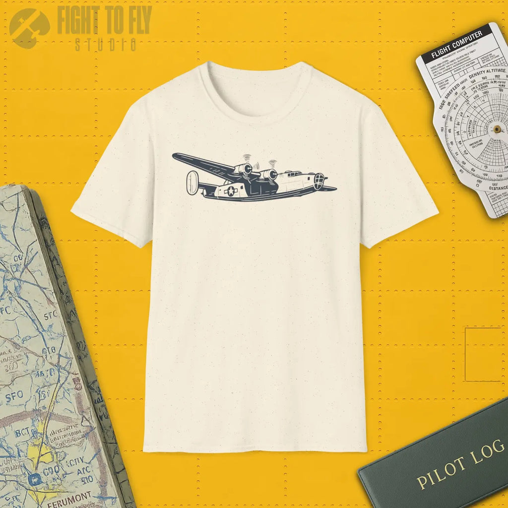 Consolidated B-24 Liberator Premium T-Shirt - Pilot gifts - WWII warbird t-shirt