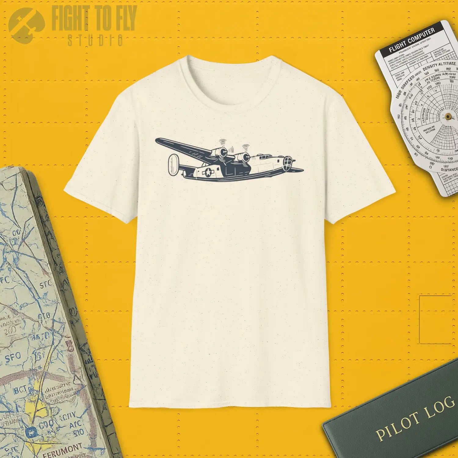 Consolidated B-24 Liberator Premium T-Shirt - Pilot gifts - WWII warbird t-shirt