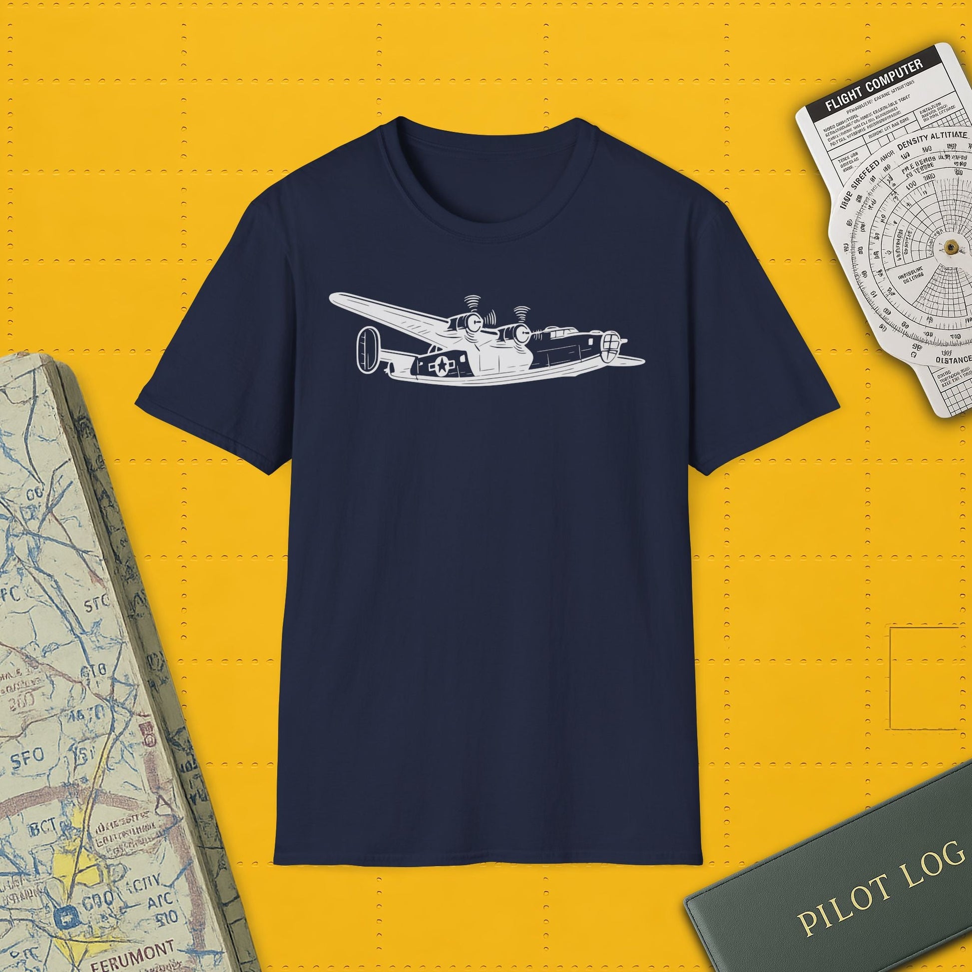 B-24 Premium T-Shirt – Consolidated Liberator WWII Bomber Tee - Pilot gifts - warbird t-shirt