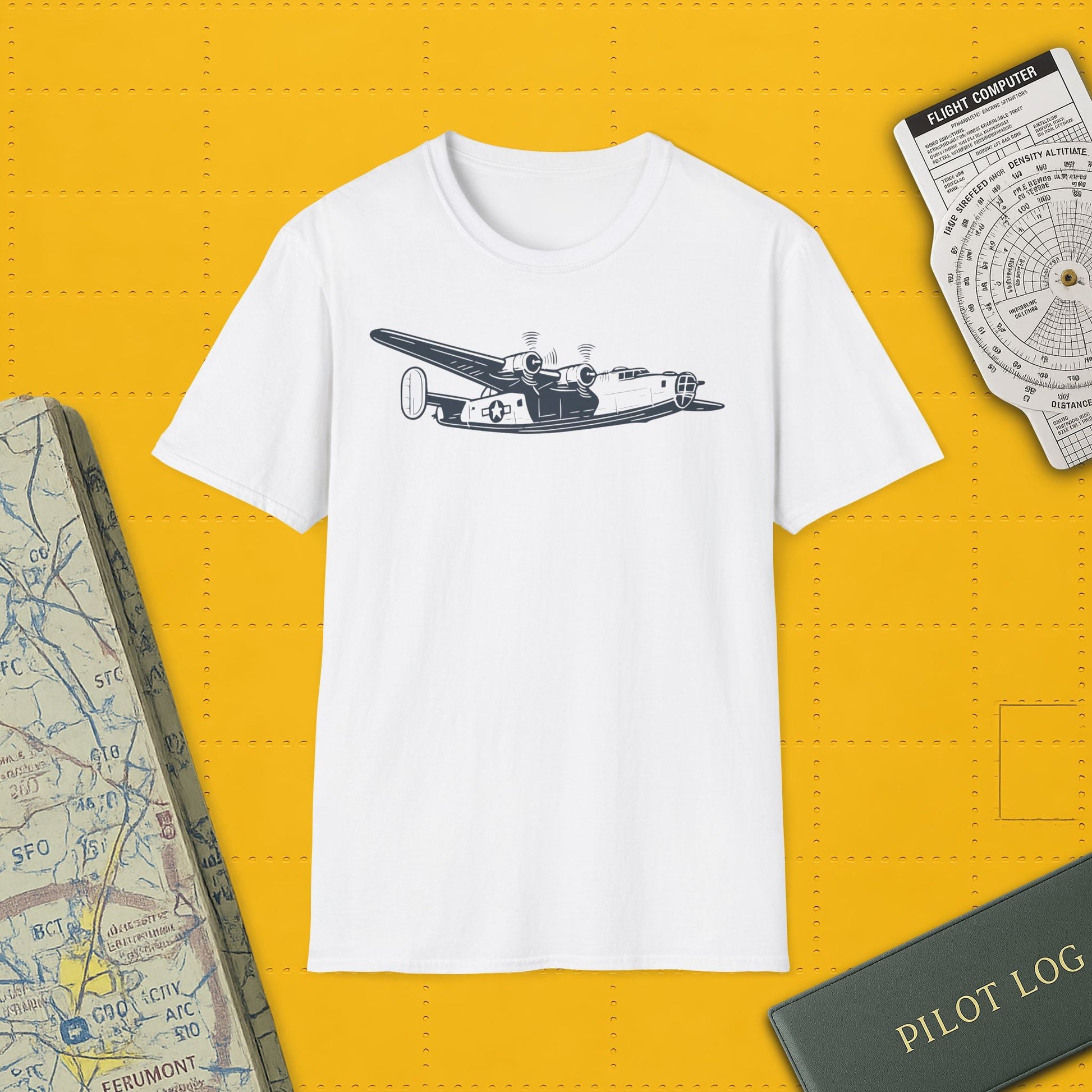 B-24 Premium T-Shirt – Consolidated Liberator WWII Bomber Tee - Pilot gifts - warbird t-shirt