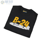 B-24 Liberator Side Profile T-Shirt - Pilot gifts - WWII warbird t-shirt