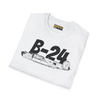 B-24 Liberator Side Profile T-Shirt - Pilot gifts - WWII warbird t-shirt