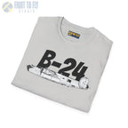 B-24 Liberator Side Profile T-Shirt - Pilot gifts - WWII warbird t-shirt