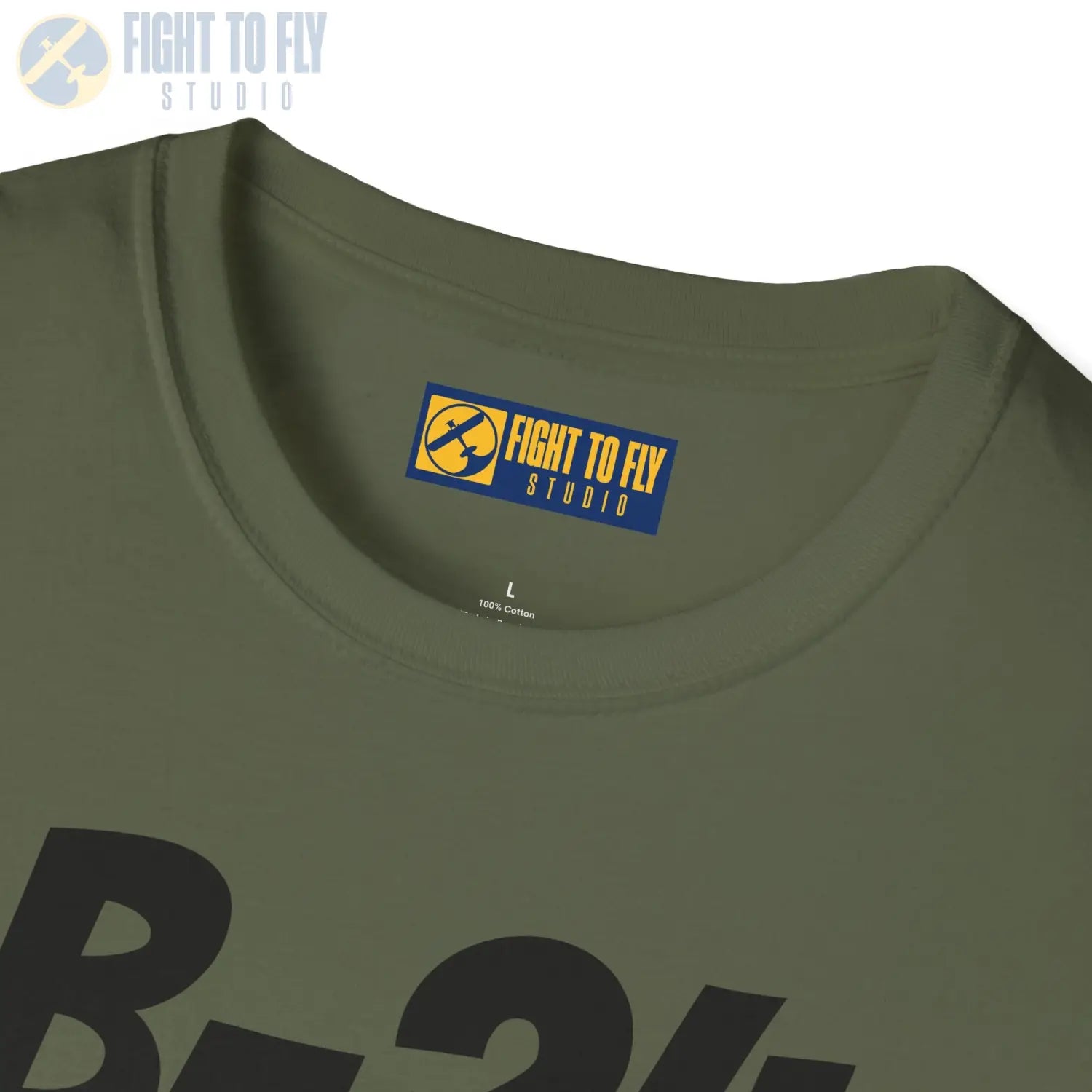 B-24 Liberator Side Profile T-Shirt - Pilot gifts - WWII warbird t-shirt