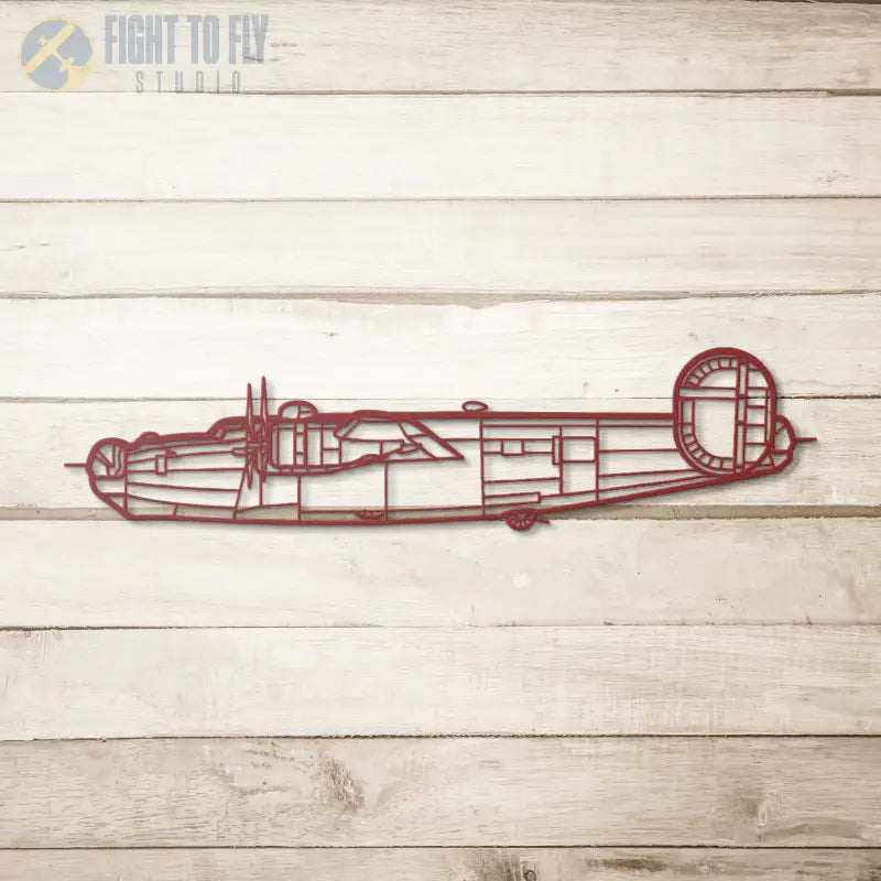 B-24J Die Cut Metal Wall Art - Sign - Pilot gifts - WWII warbird t-shirt