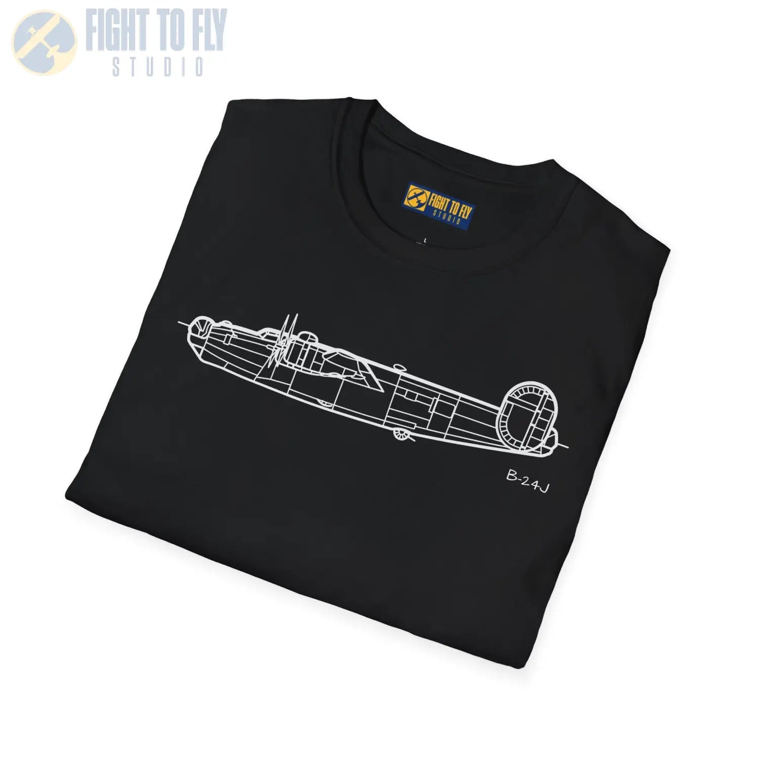 B-24J Liberator T-Shirt - Pilot gifts - WWII warbird t-shirt
