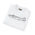 B-24J Liberator T-Shirt - Pilot gifts - WWII warbird t-shirt