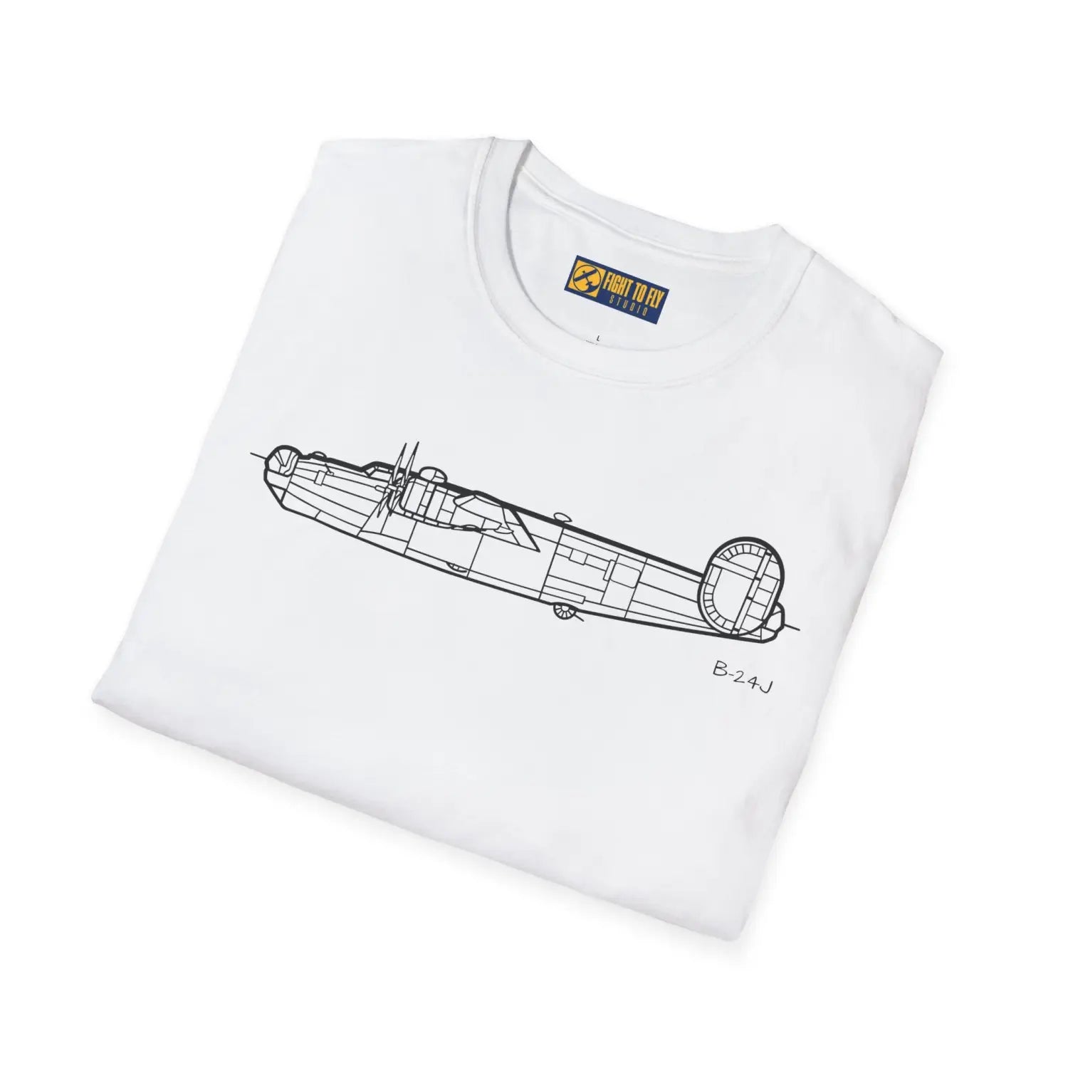 B-24J Liberator T-Shirt - Pilot gifts - WWII warbird t-shirt