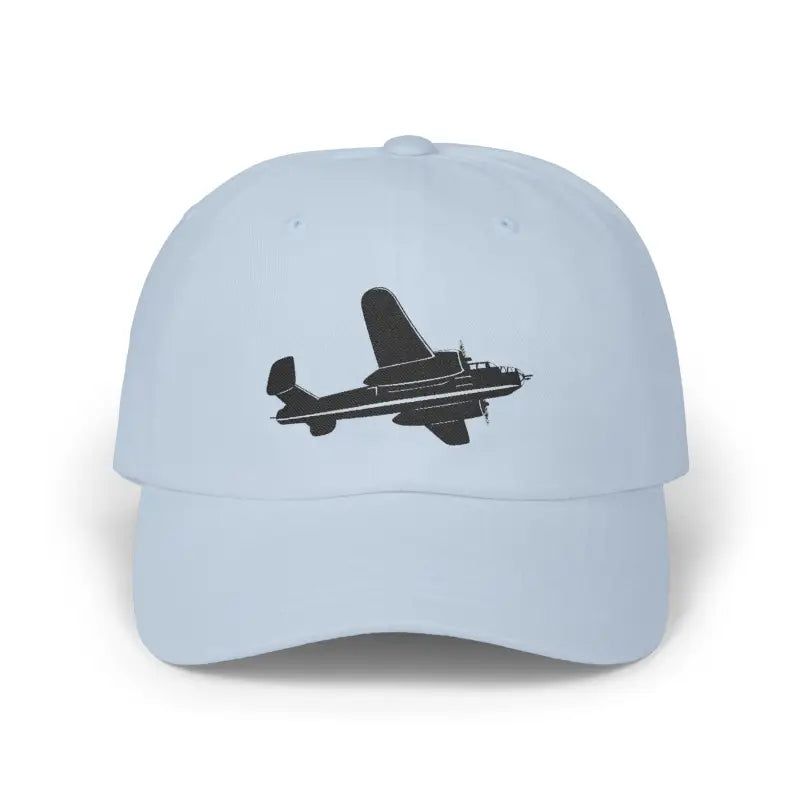 B-25 - Black WWII Bomber Legendary Warbird - Hats - Pilot gifts - warbird t-shirt