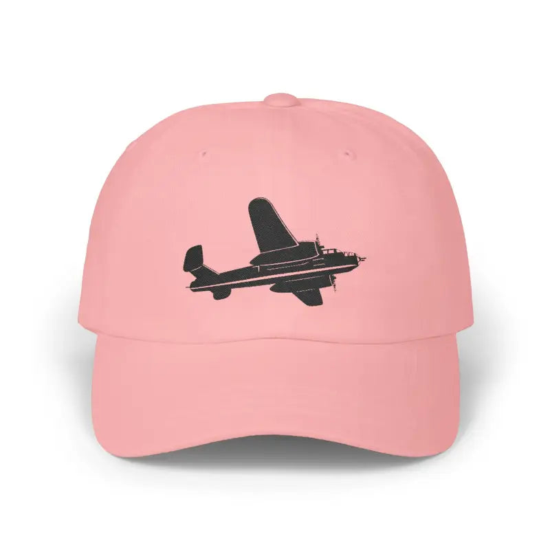 B-25 - Black WWII Bomber Legendary Warbird - Hats - Pilot gifts - warbird t-shirt