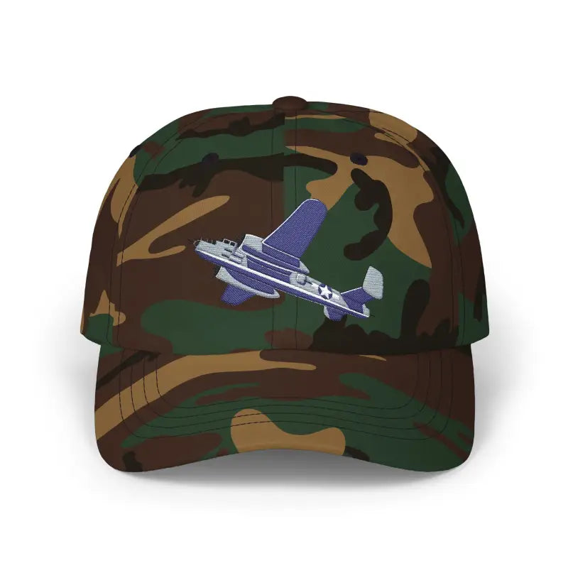 B-25 - Color - Hats - Pilot gifts - WWII warbird t-shirt