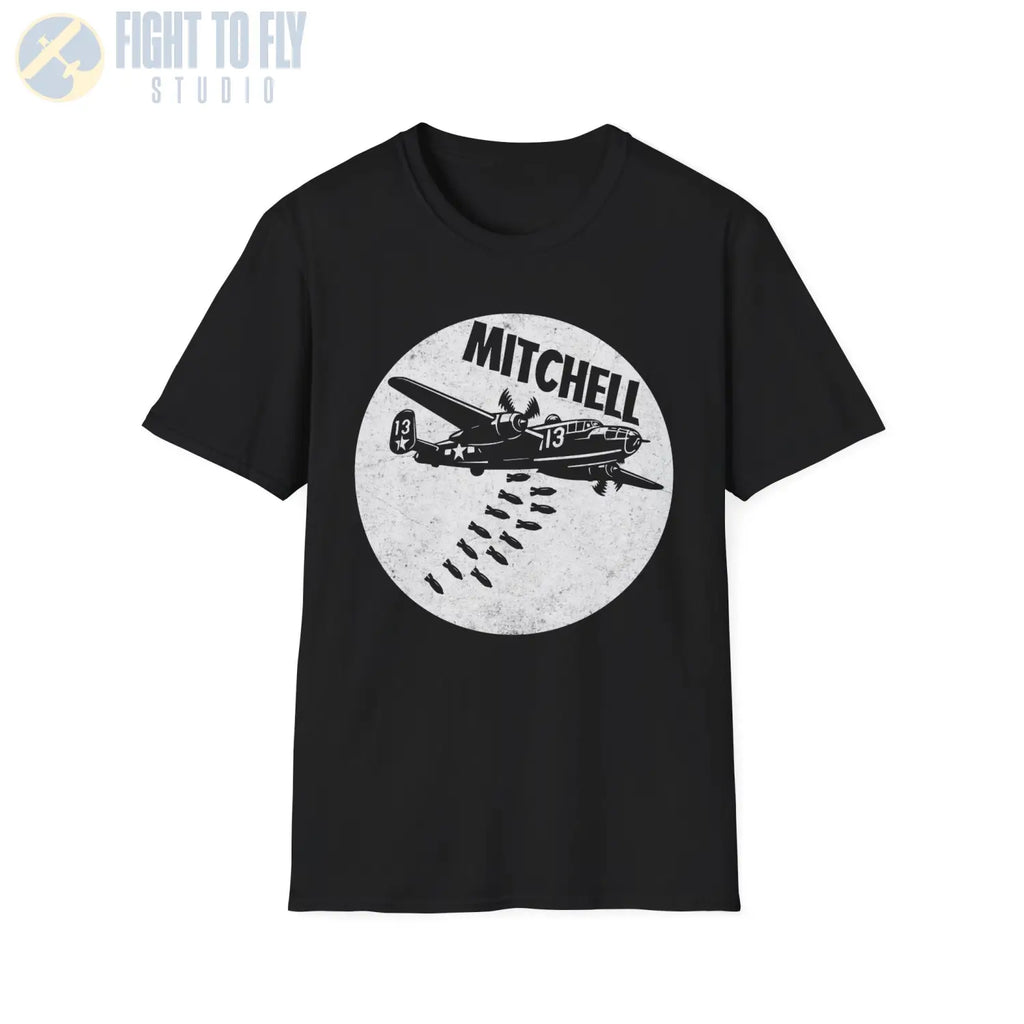B-25 Mitchell “Bomb Run” WWII T-Shirt - Pilot gifts - warbird t-shirt