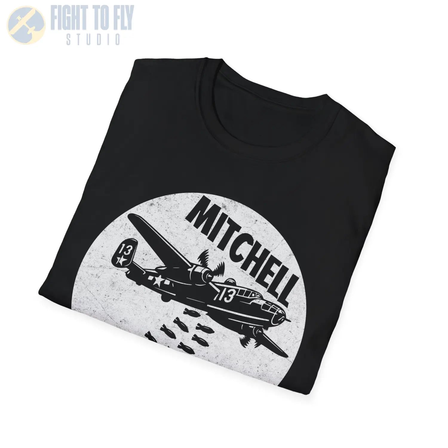 B-25 Mitchell “Bomb Run” WWII T-Shirt - Pilot gifts - warbird t-shirt