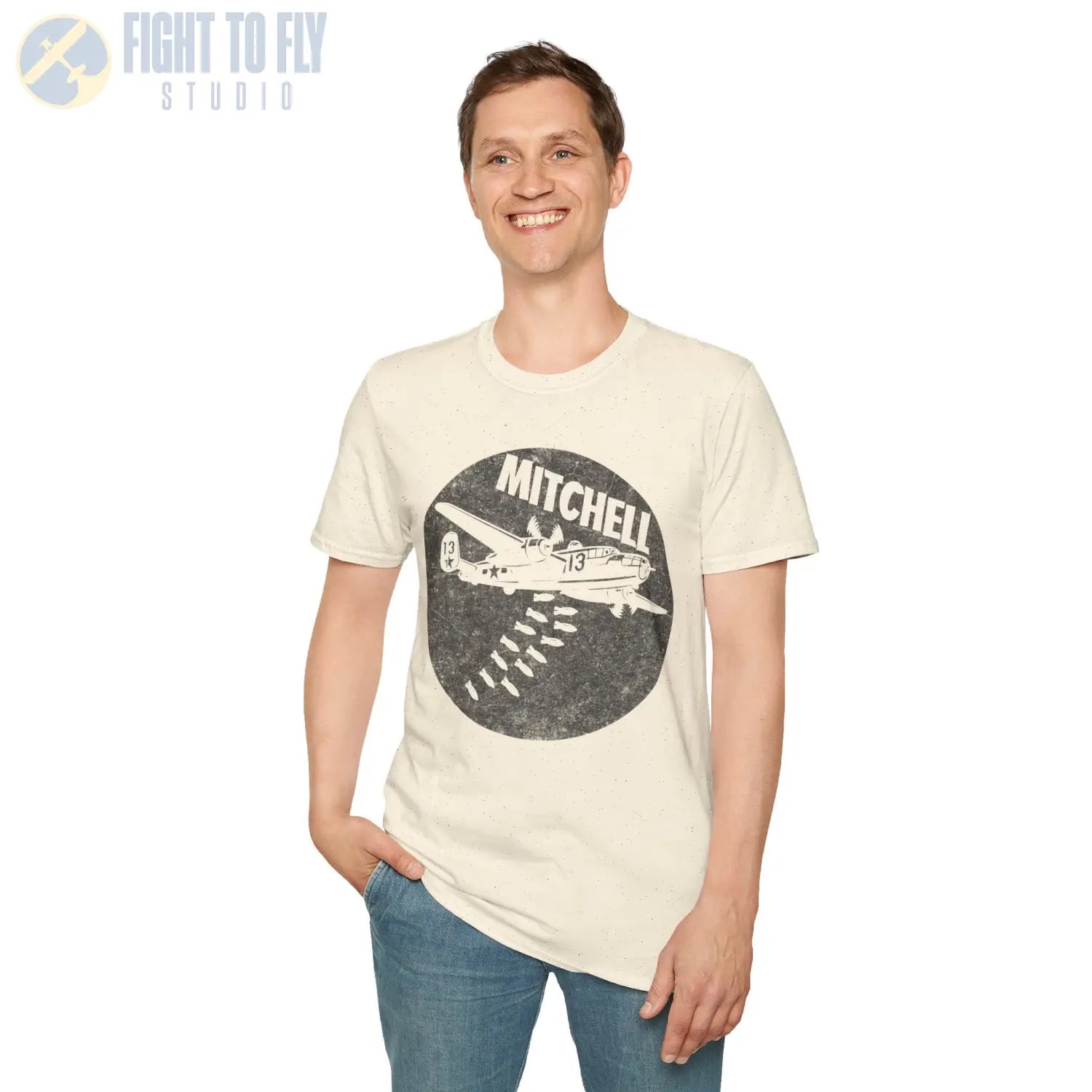 B-25 Mitchell “Bomb Run” WWII T-Shirt - Pilot gifts - warbird t-shirt