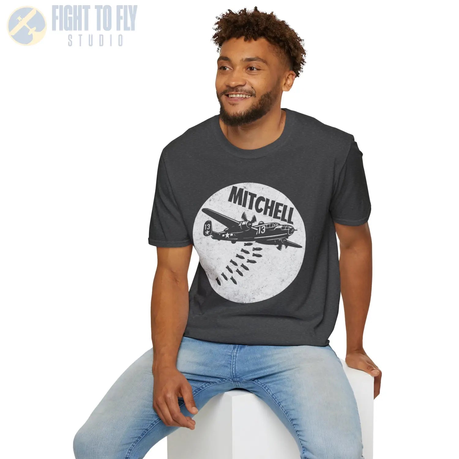 B-25 Mitchell “Bomb Run” WWII T-Shirt - Pilot gifts - warbird t-shirt