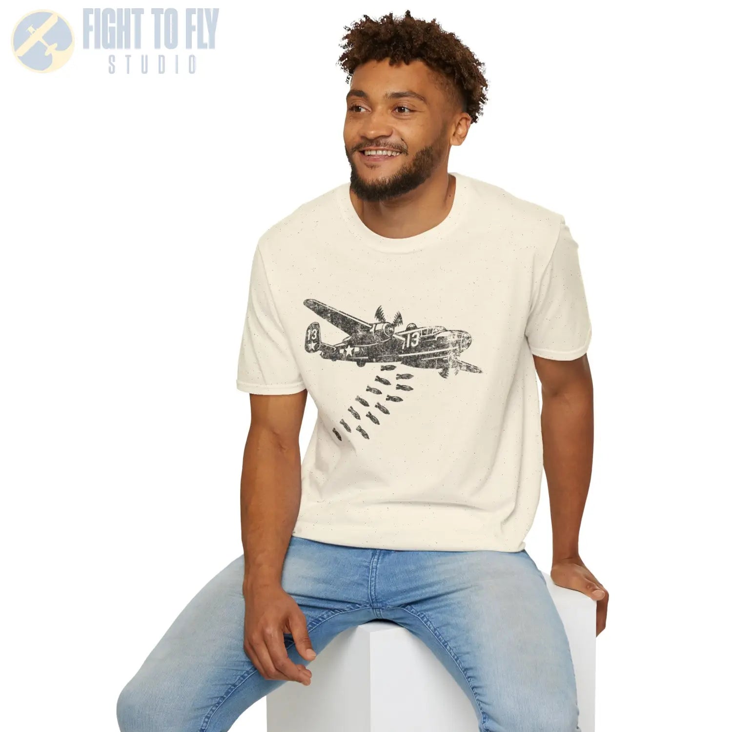 B-25 Mitchell “Bomb Run” WWII T-Shirt - Pilot gifts - warbird t-shirt