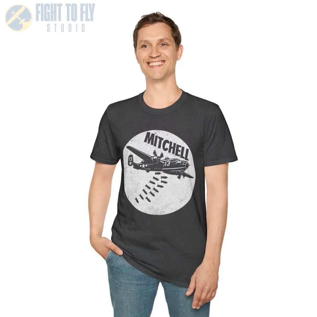 B-25 Mitchell “Bomb Run” WWII T-Shirt - Pilot gifts - warbird t-shirt