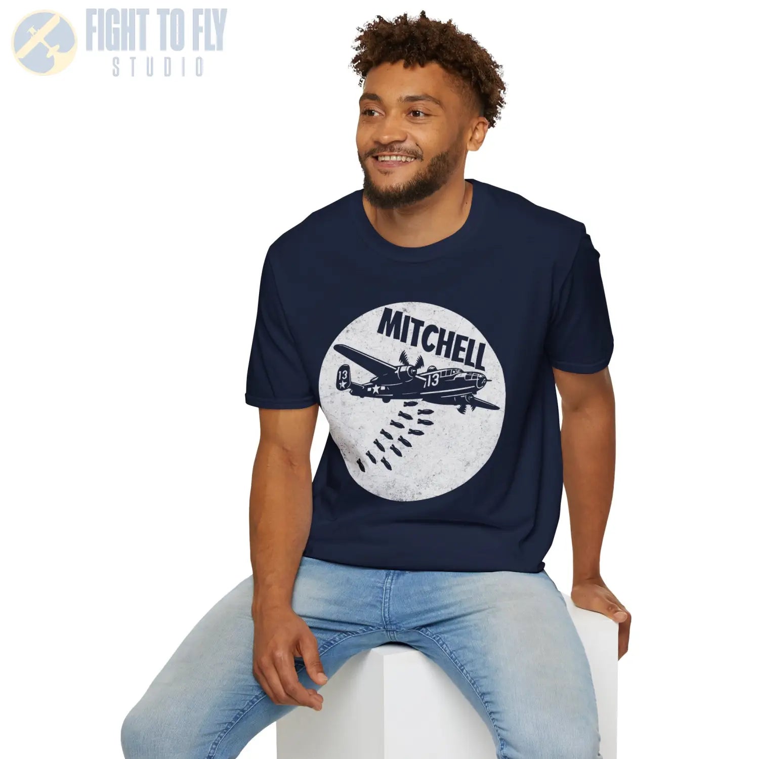 B-25 Mitchell “Bomb Run” WWII T-Shirt - Pilot gifts - warbird t-shirt