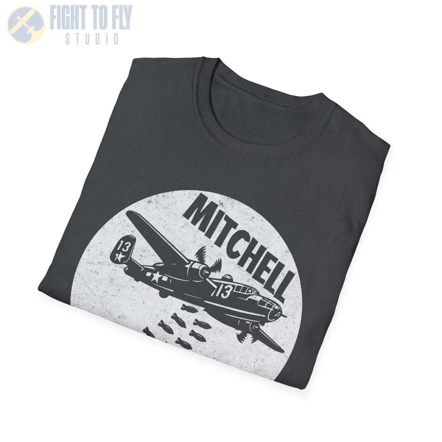 B-25 Mitchell “Bomb Run” WWII T-Shirt - Pilot gifts - warbird t-shirt