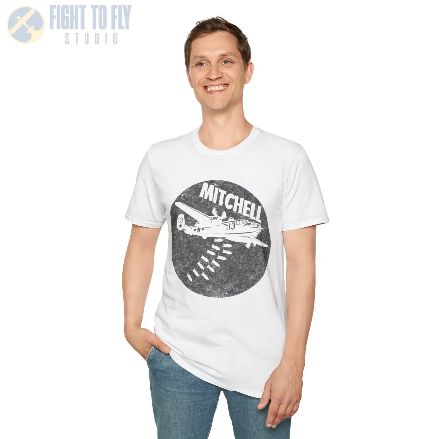 B-25 Mitchell “Bomb Run” WWII T-Shirt - Pilot gifts - warbird t-shirt
