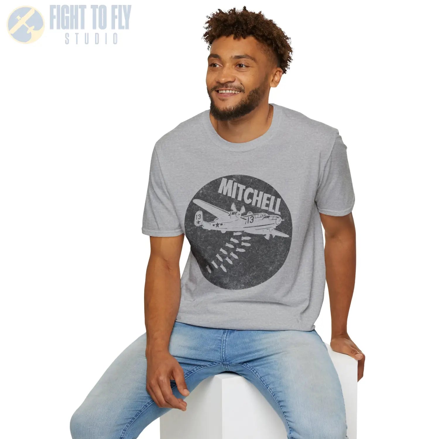 B-25 Mitchell “Bomb Run” WWII T-Shirt - Pilot gifts - warbird t-shirt