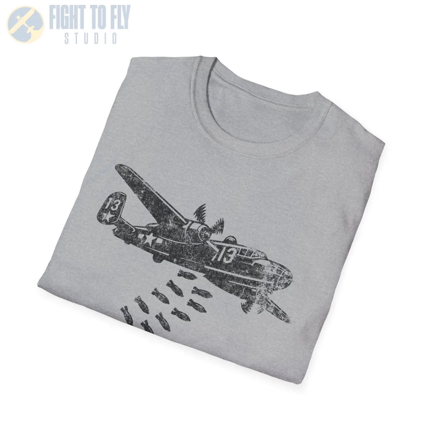 B-25 Mitchell “Bomb Run” WWII T-Shirt - Pilot gifts - warbird t-shirt