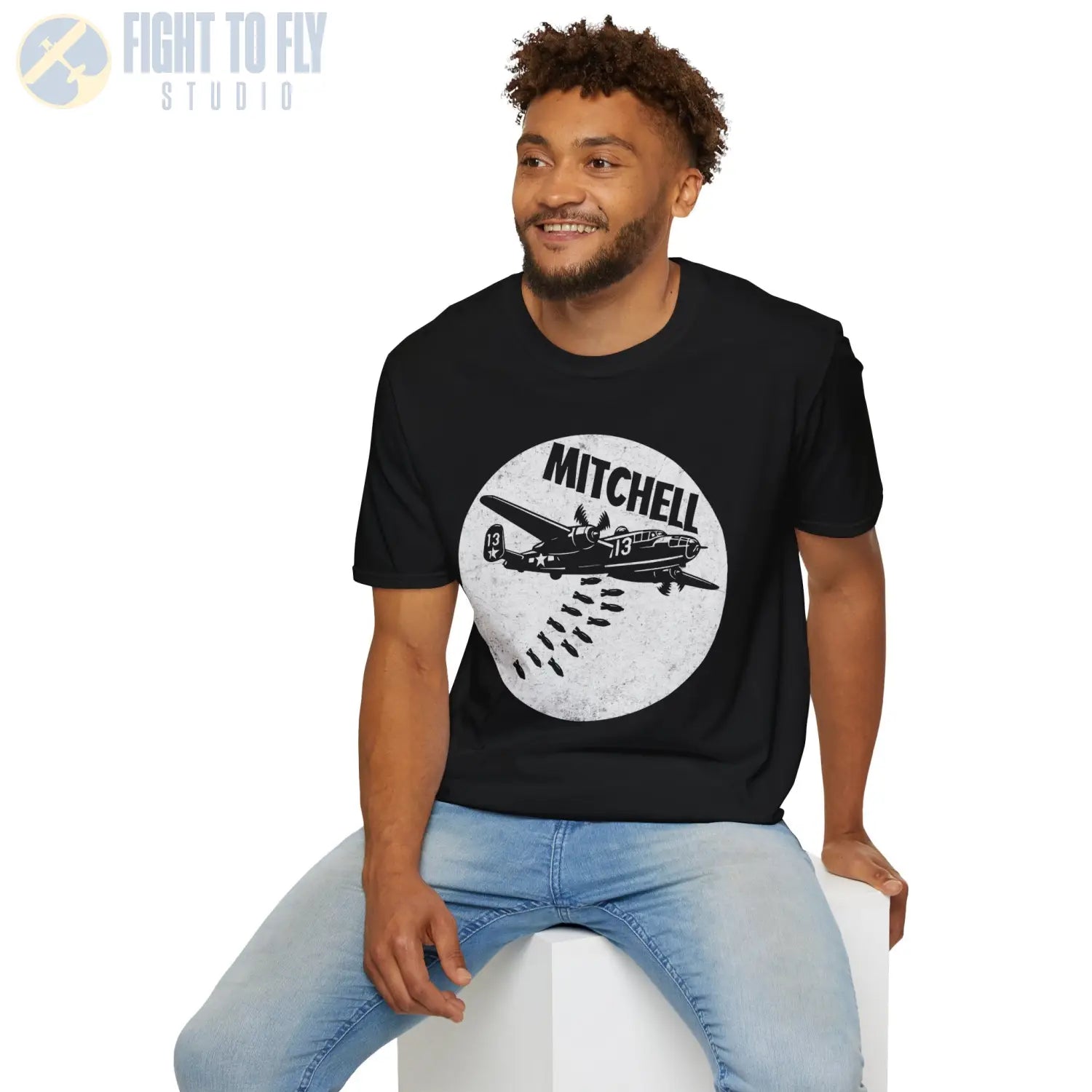 B-25 Mitchell “Bomb Run” WWII T-Shirt - Pilot gifts - warbird t-shirt