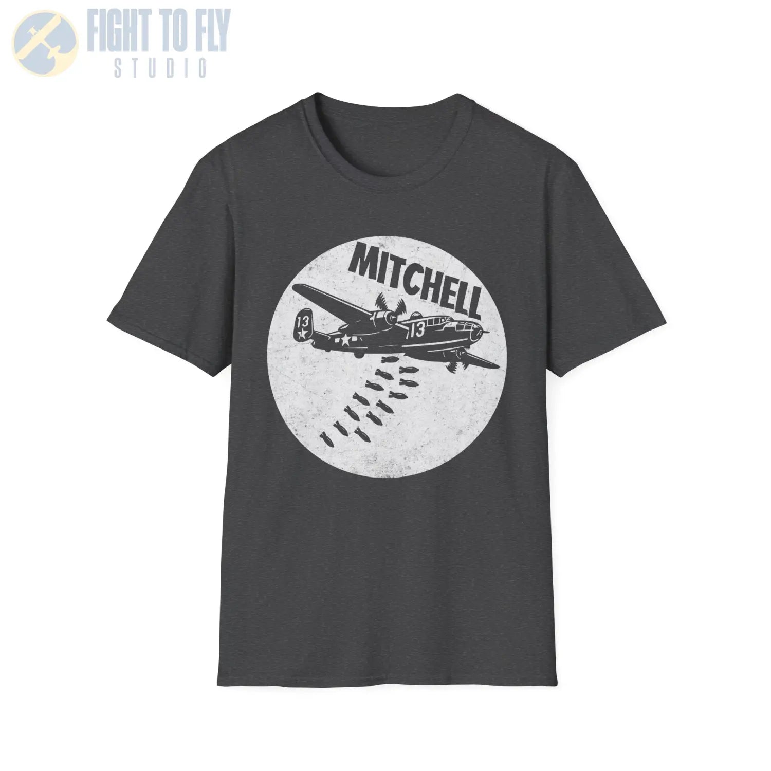 B-25 Mitchell “Bomb Run” WWII T-Shirt - Pilot gifts - warbird t-shirt