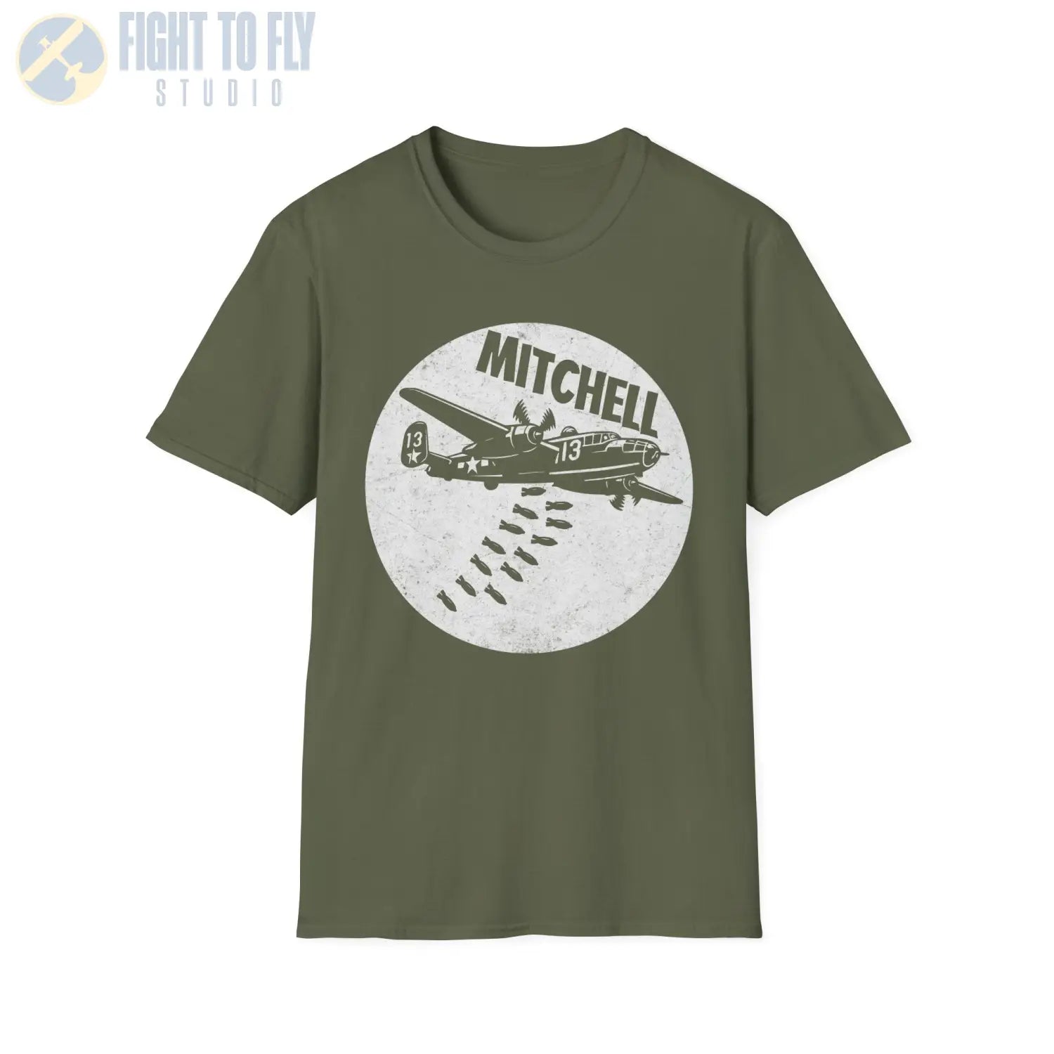 B-25 Mitchell “Bomb Run” WWII T-Shirt - Pilot gifts - warbird t-shirt