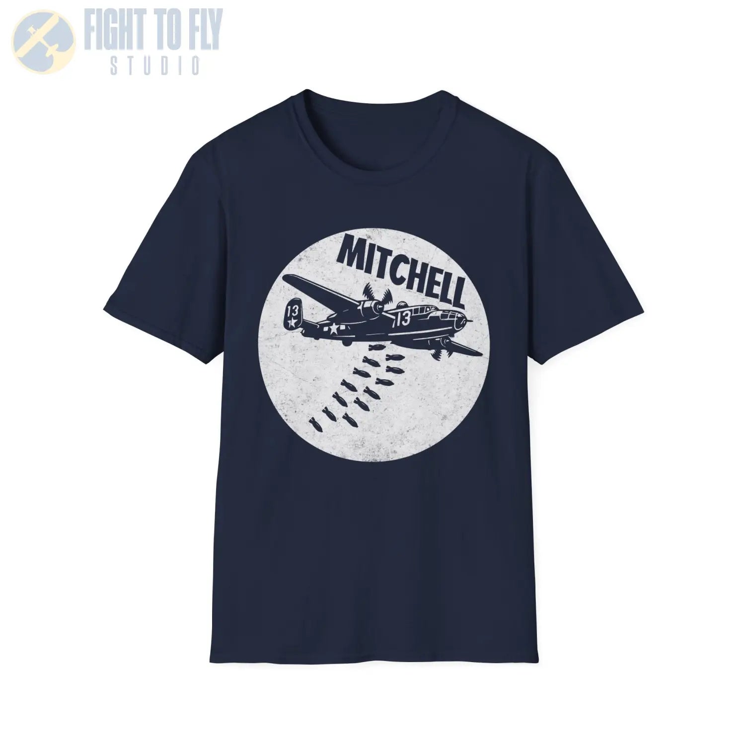 B-25 Mitchell “Bomb Run” WWII T-Shirt - Pilot gifts - warbird t-shirt