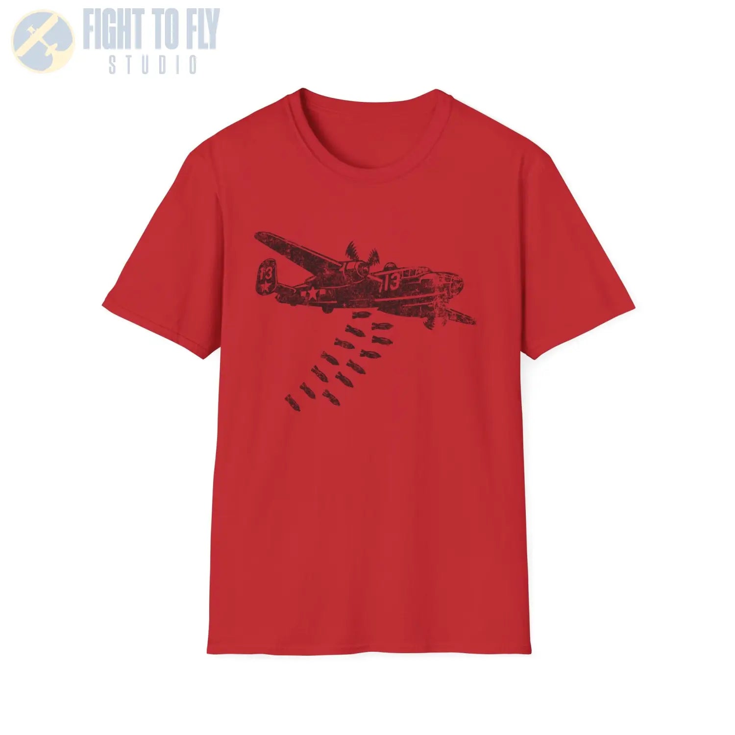B-25 Mitchell “Bomb Run” WWII T-Shirt - Pilot gifts - warbird t-shirt