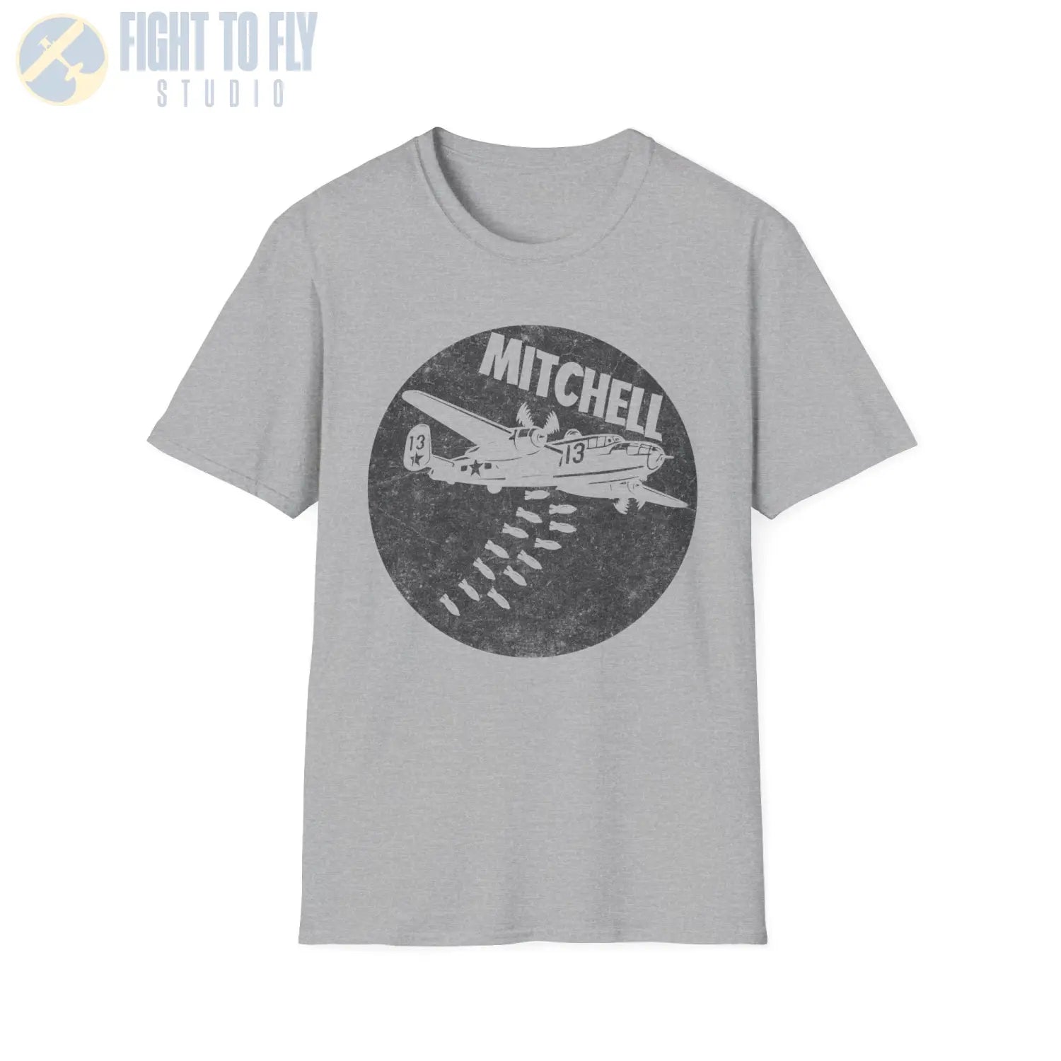 B-25 Mitchell “Bomb Run” WWII T-Shirt - Pilot gifts - warbird t-shirt
