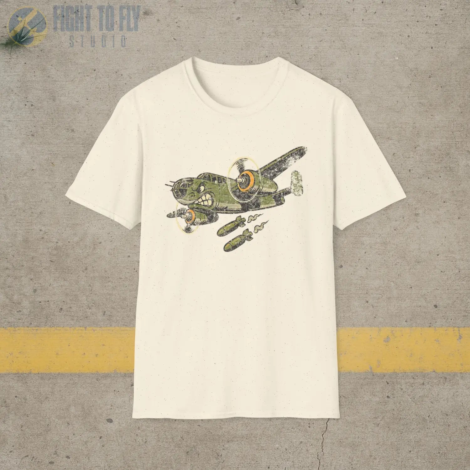 B-25 Mitchell “Nose Art Style” WWII T-Shirt - Pilot gifts - warbird t-shirt