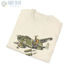 B-25 Mitchell “Nose Art Style” WWII T-Shirt - Pilot gifts - warbird t-shirt