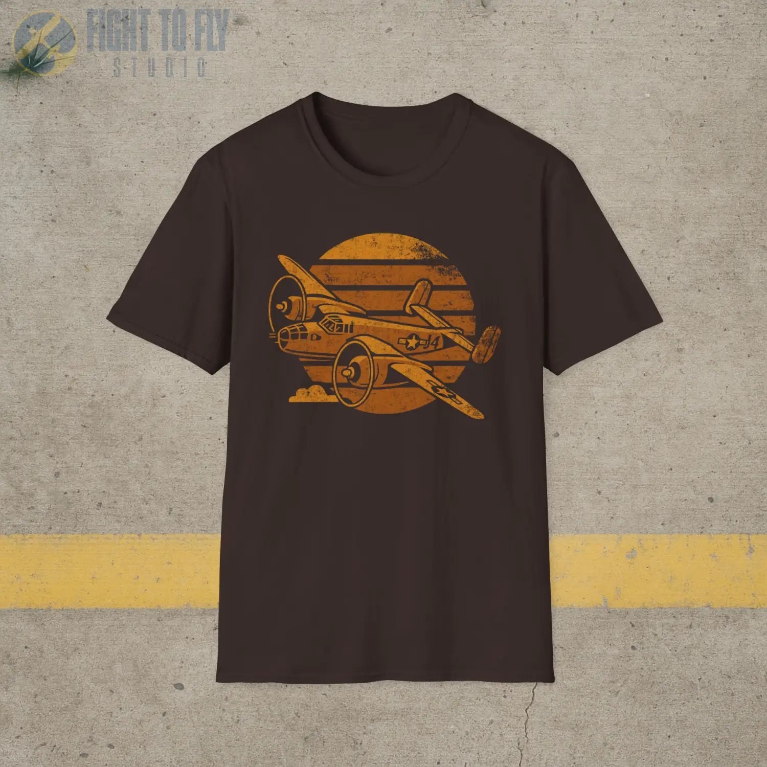 B-25 Mitchell “Retro Heritage” WWII T-Shirt - Pilot gifts - warbird t-shirt