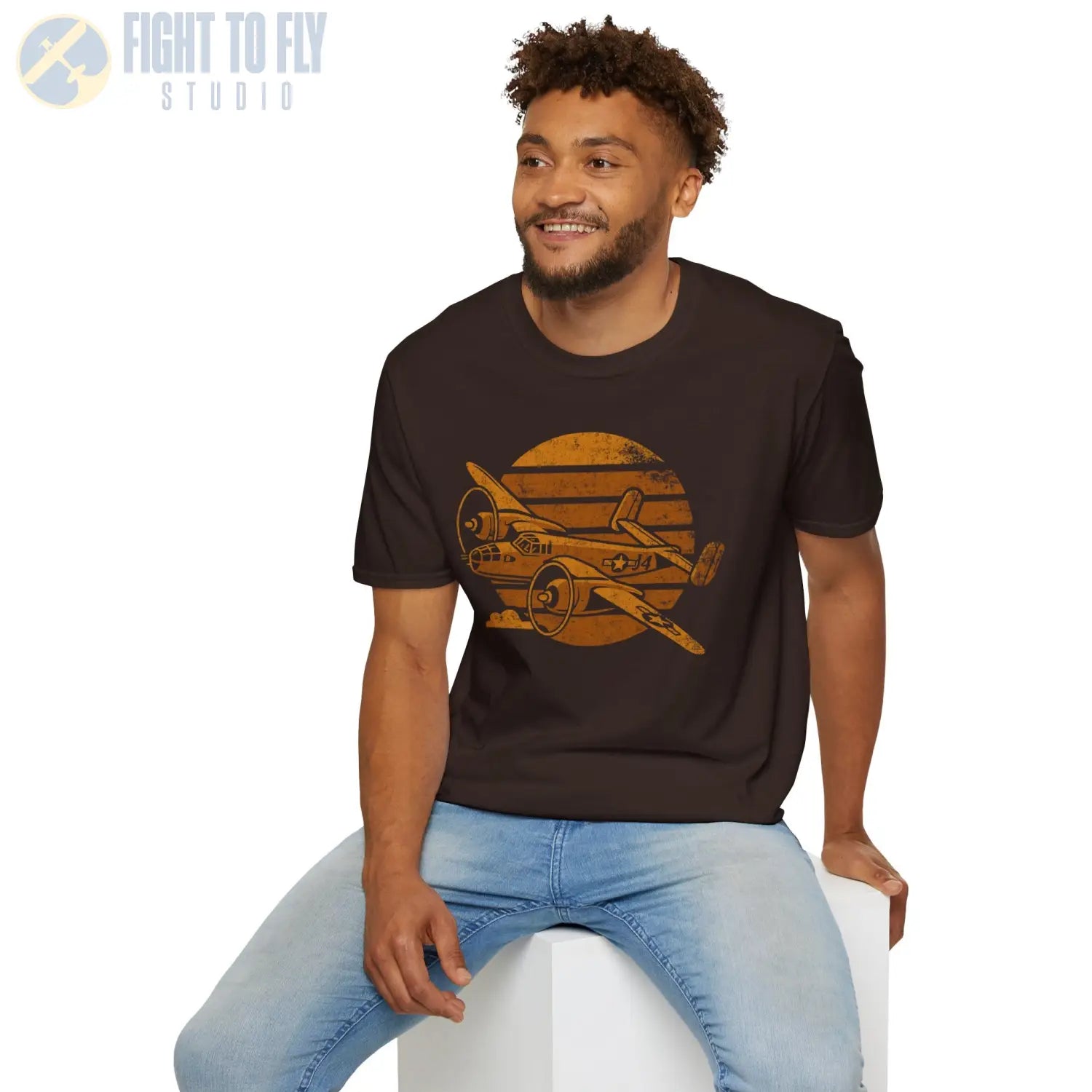 B-25 Mitchell “Retro Heritage” WWII T-Shirt - Pilot gifts - warbird t-shirt