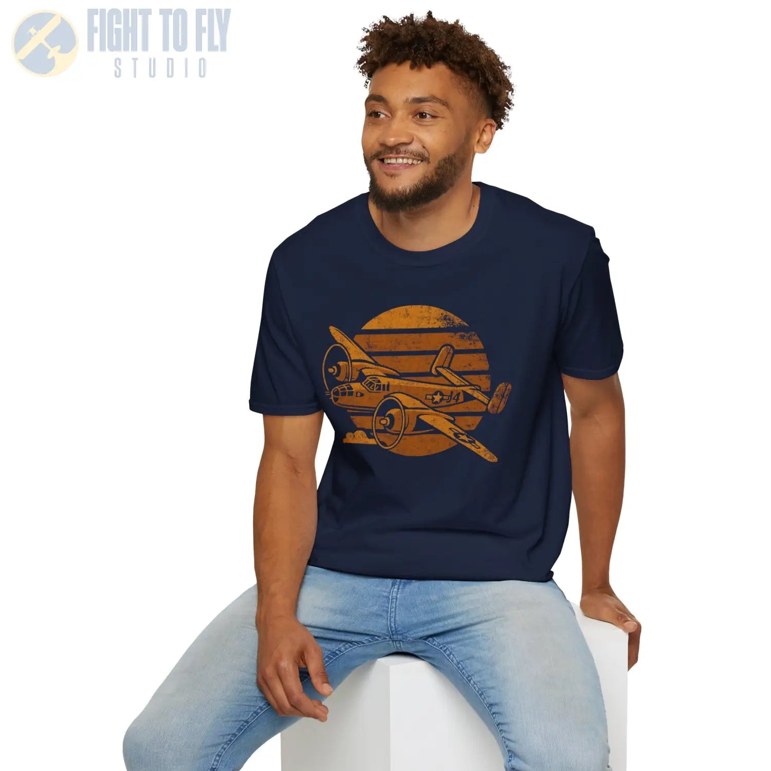 B-25 Mitchell “Retro Heritage” WWII T-Shirt - Pilot gifts - warbird t-shirt