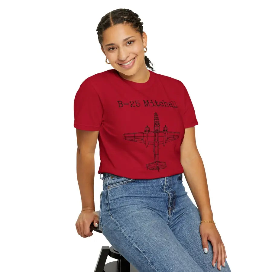 B-25 Mitchell - T-Shirt - Pilot gifts - WWII warbird t-shirt