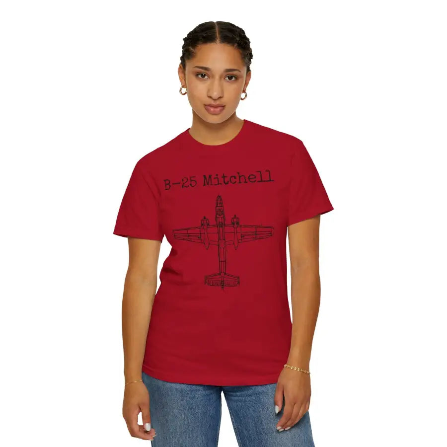 B-25 Mitchell - T-Shirt - Pilot gifts - WWII warbird t-shirt