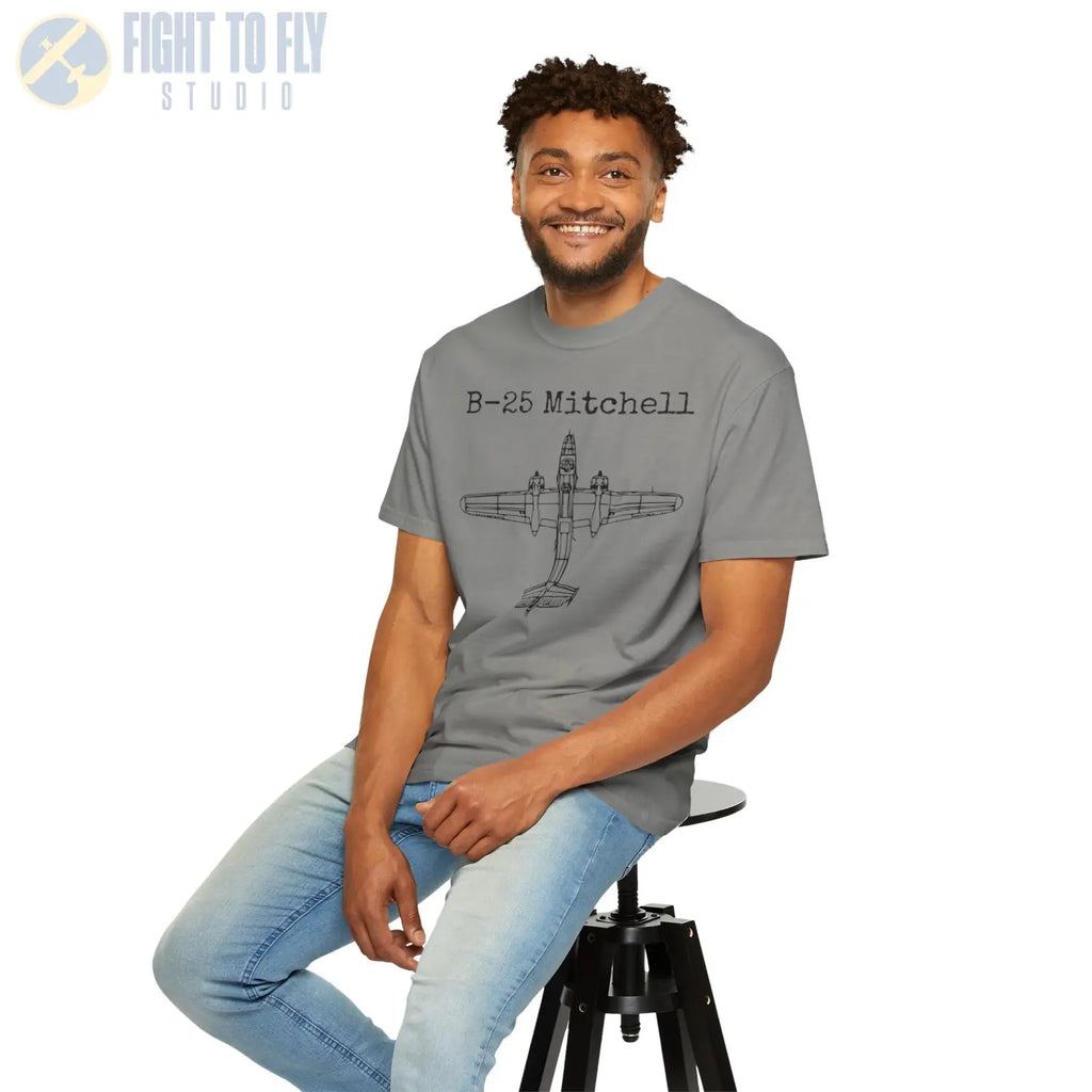B-25 Mitchell - T-Shirt - Pilot gifts - WWII warbird t-shirt