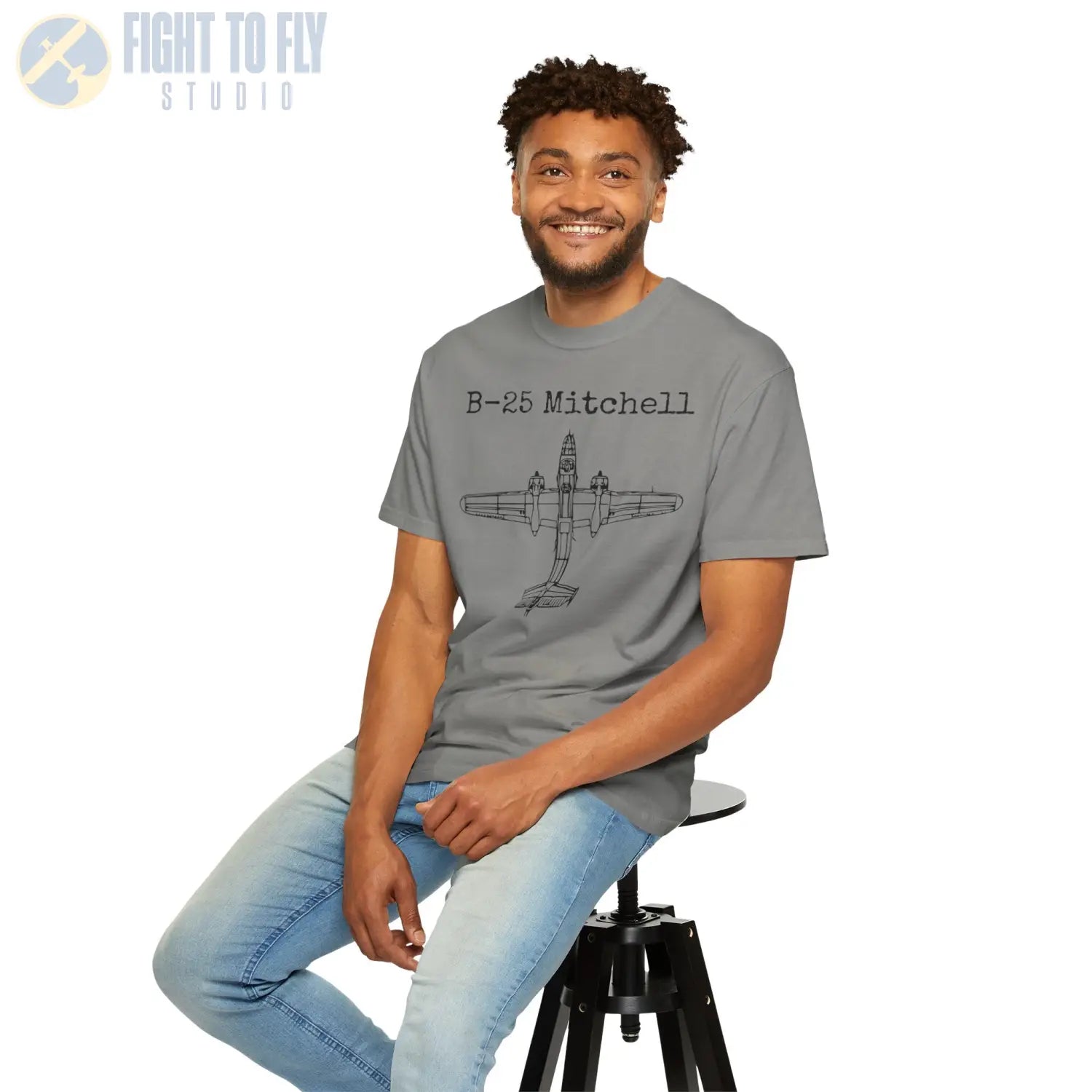 B-25 Mitchell - T-Shirt - Pilot gifts - WWII warbird t-shirt