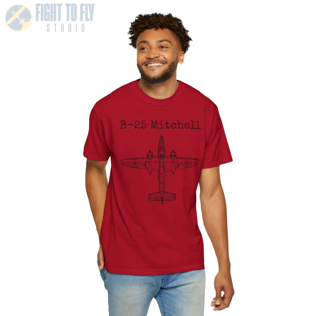 B-25 Mitchell - T-Shirt - Pilot gifts - WWII warbird t-shirt