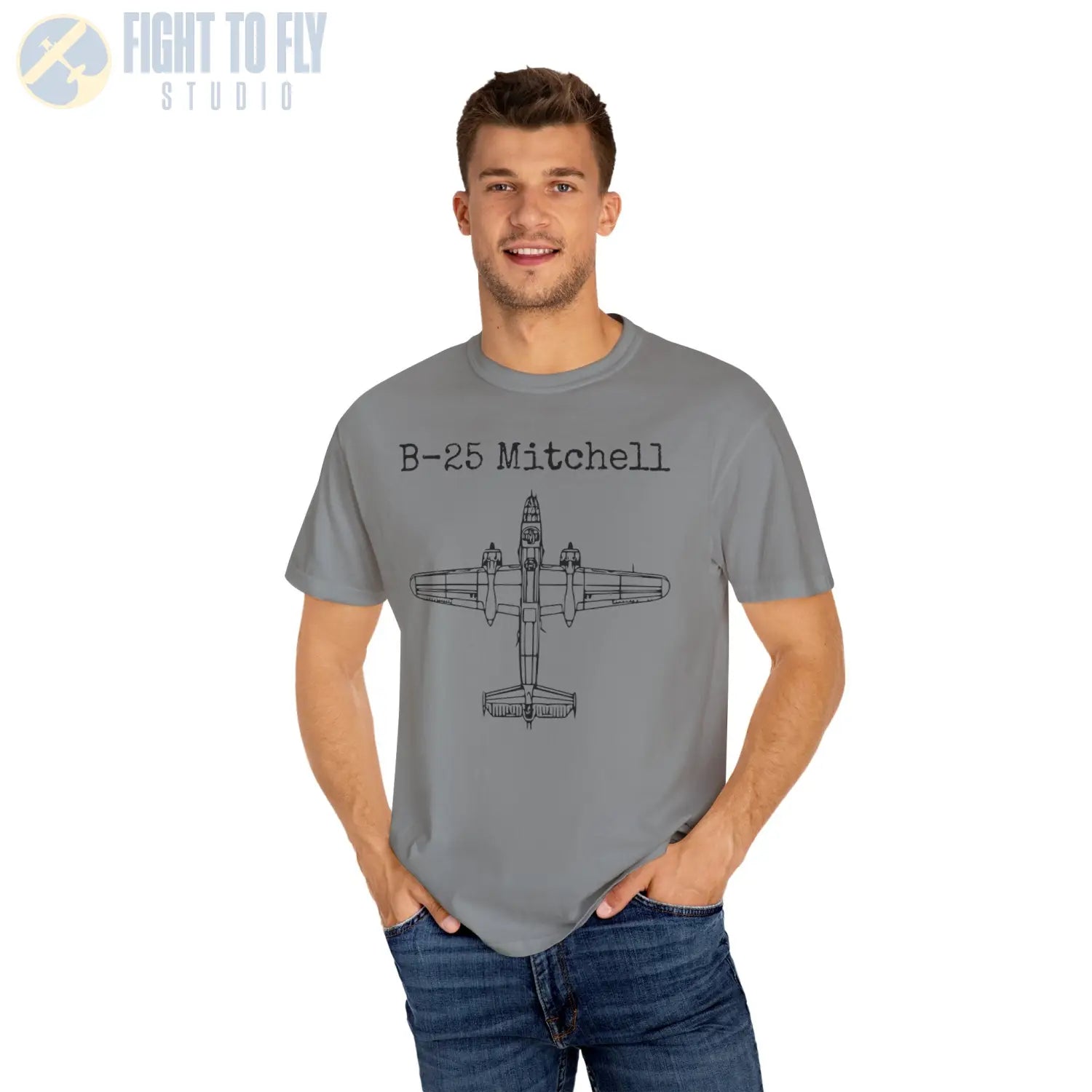 B-25 Mitchell - T-Shirt - Pilot gifts - WWII warbird t-shirt