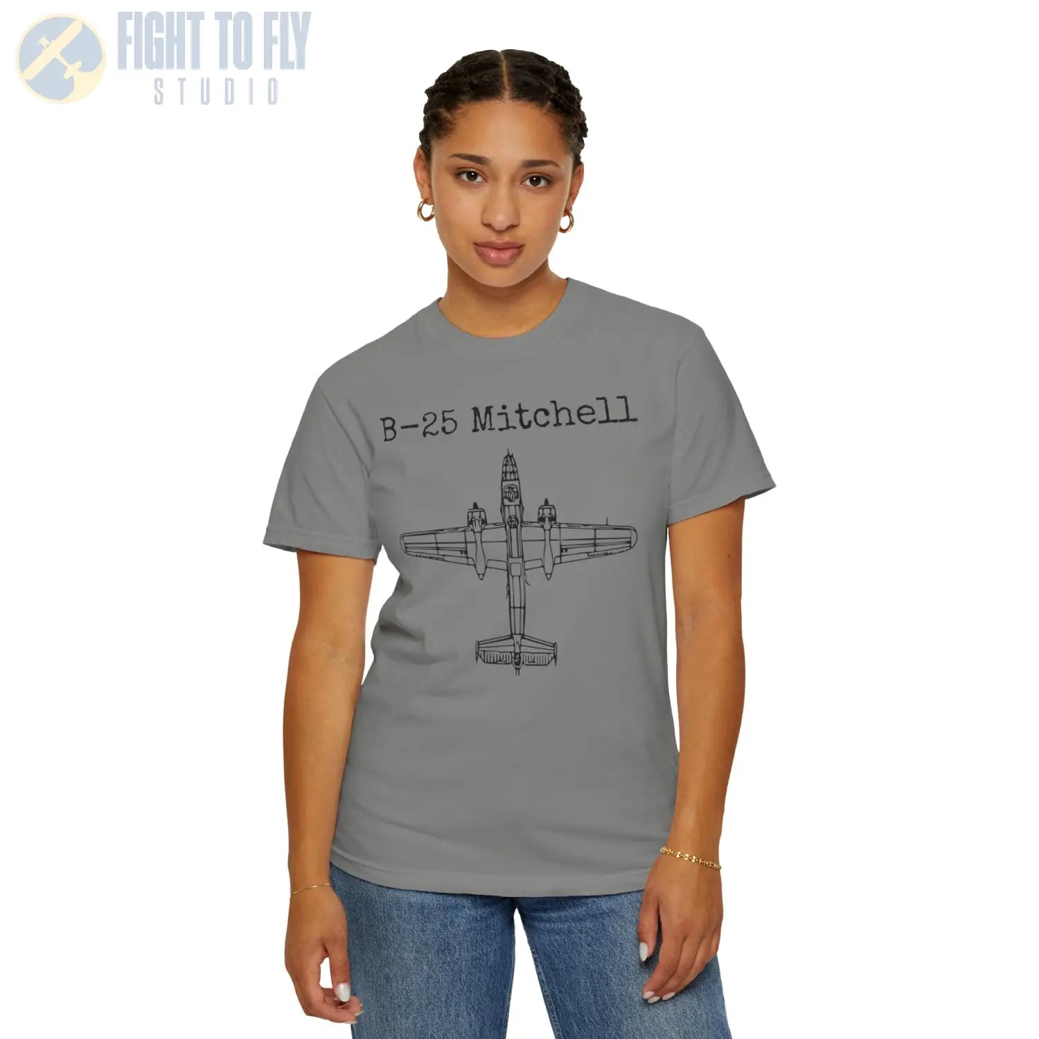 B-25 Mitchell - T-Shirt - Pilot gifts - WWII warbird t-shirt